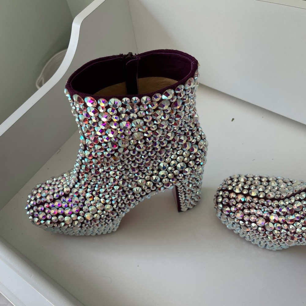 SOLD! RARE Christian Louboutin STRASS Boots - Picture 11 of 17